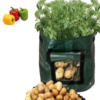 diy home garden tools 1-400 gallon big plant seedling grow bags potato strawberry vegetable seedling growing pots