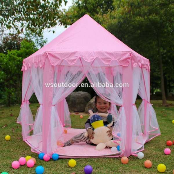 Princess Tent Kids Play Tent Teepee Girls Toys Children Castle Games House