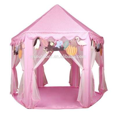 Hexagon Play Tent For Girls Indoor Outdoor