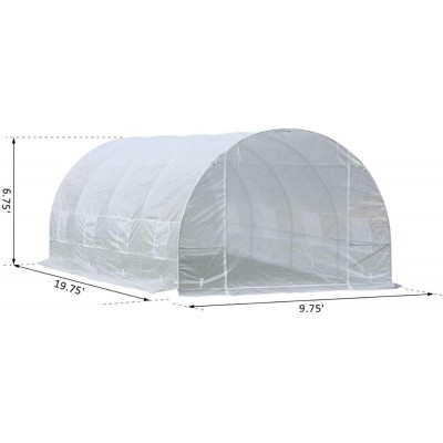 plastic tunnel green house for agriculture 6x3x2m