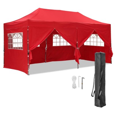 folding marquee tent 3x6m with full set of sidewalls