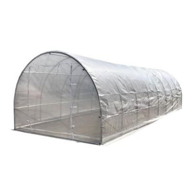 heavy duty waterproof plastic tunnel greenhouse for agriculture 8x3x2m