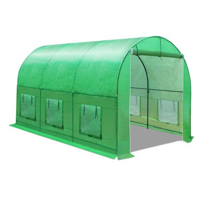 cheap outdoor plastic tunnel greenhouse